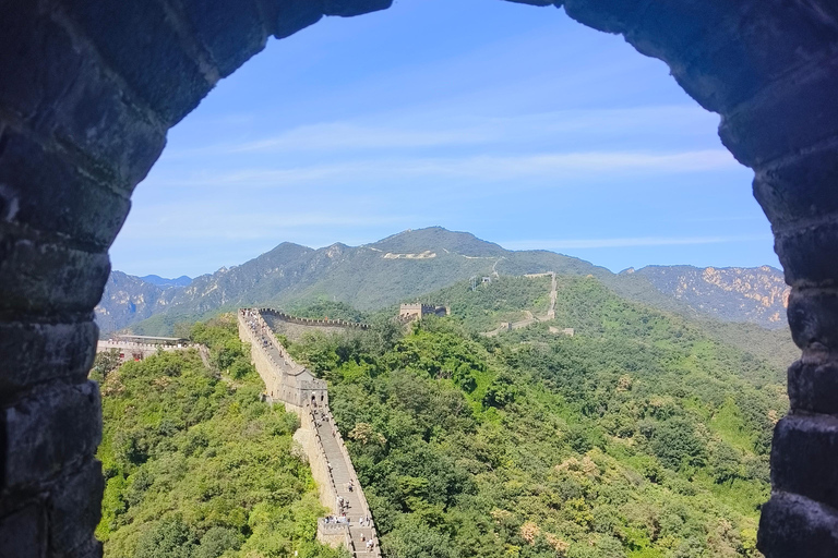 Beijing: Mutianyu Great Wall+Ming Tombs Private Tour Private car with Basic English-speaking driver