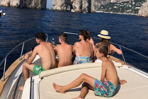 Capri Day Trip from Sorrento private boat free drink