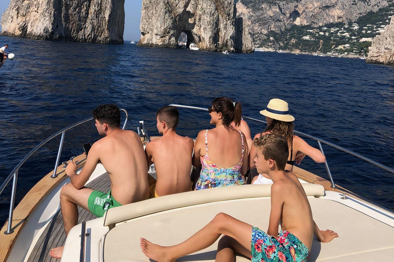 Capri Day Trip from Sorrento private boat free drink