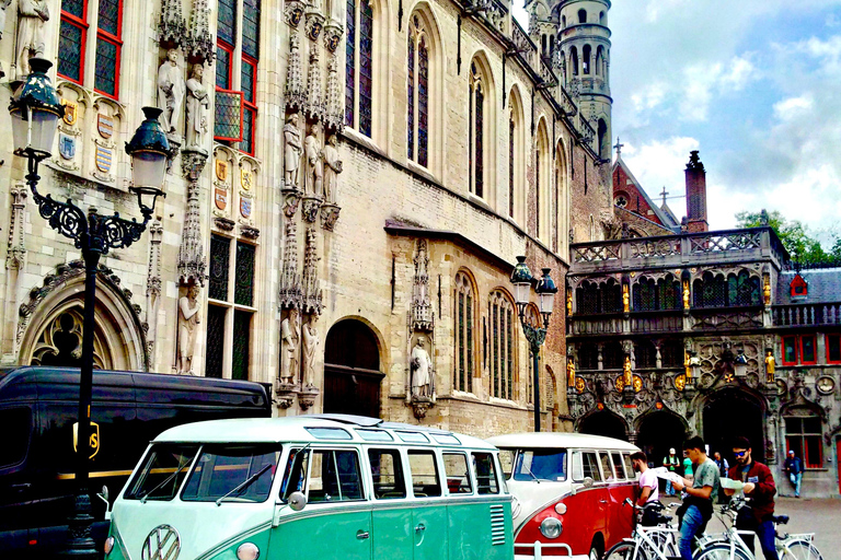 Bruges History Taxi - drive & walk tour (Choose pick up)