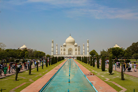 From Delhi: Sunrise Taj Mahal and Agra Fort Private Tour Tour with Car, Driver, and Tour Guide