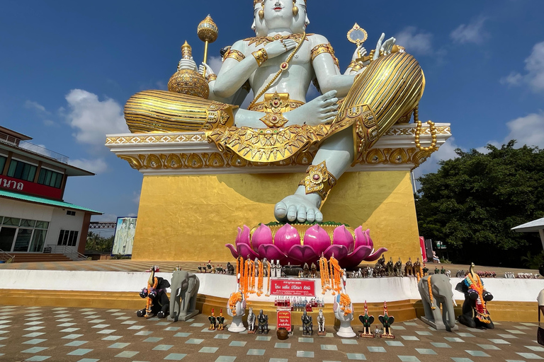 Biggest Ganesh, Pink Ganesha, Wat Paknam Cultural Day Tour Private Tour with Guide