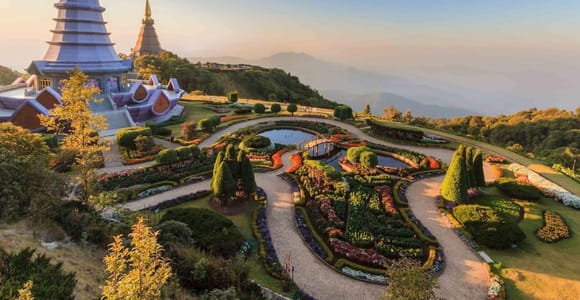 Chiang Mai: Nationalpark Doi Inthanon, Wasserfall und Mittagessen