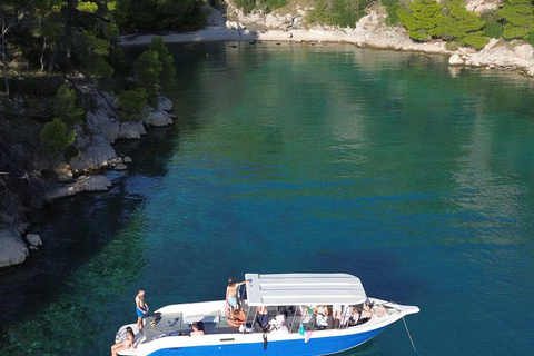 Split: Excursão de 1 dia à Blue Cave em 5 ilhas com Hvar e Vis