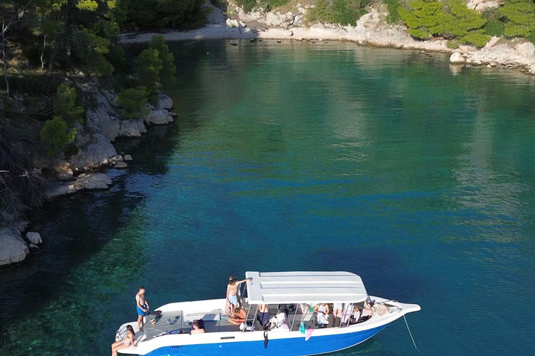 Split: Excursão de 1 dia à Blue Cave em 5 ilhas com Hvar e Vis