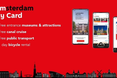 Ámsterdam: tarjeta "I Amsterdam City Card"Tarjeta digital I Amsterdam City Card de 96 horas