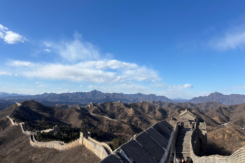 Beijing: Jinshanling Great Wall Private Tour with Lunch Bus to Jinshanling Great wall Hiking tour from Beijing