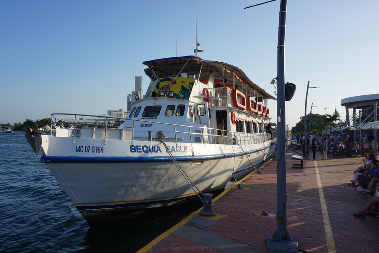 Carthagène : excursion en bateau de nuit avec dîner et open barCARTAGENA : Excursion en bateau de nuit blanche avec dîner et open bar