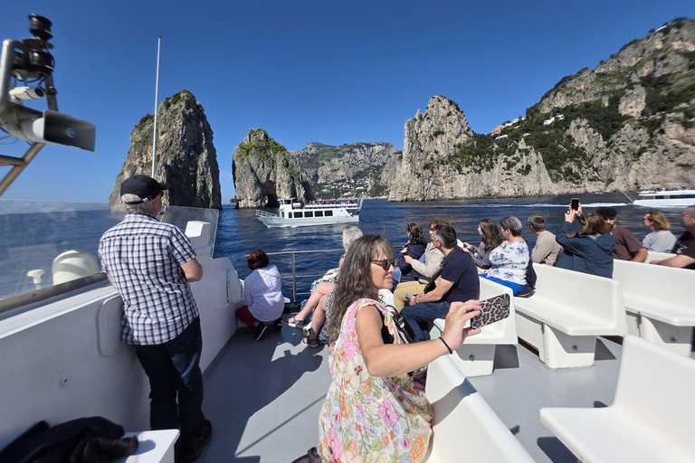 Amalfi Coast: Capri Cruise Tour from Salerno, Amalfi and Positano From Salerno, Amalfi, Maiori, Positano