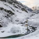 Tour invernale Villaggio vichingo, crociera sul Nærøyfjord e ferrovia di Flåm