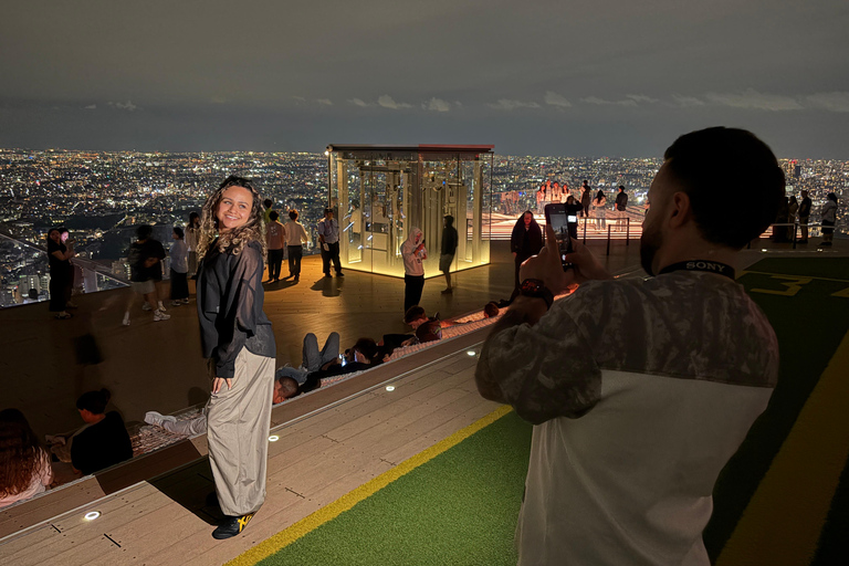 Tokyo: Shibuya Sky Sunset Entry & Night Walking Tour