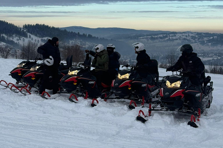 Zakopane Snowmobile, Quad or Buggy Ride & Treetop Skywalk Snowmobile, Quad or Buggy Ride & Skywalk (No Rental)