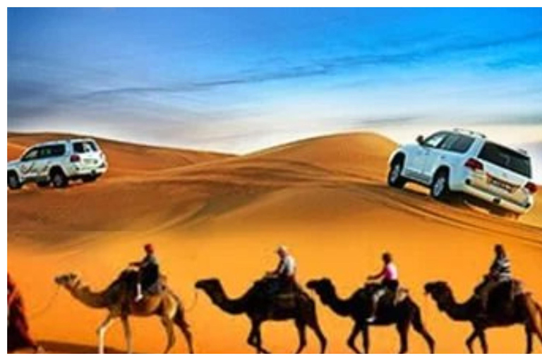 Doha: Safari de medio día por el desierto con paseo en camello y Sandboarding