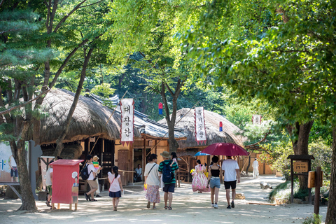 Seoul: Hwadam Forest & Namhansanseong & Korean Folk Village Private Tour (1-8 people Max)