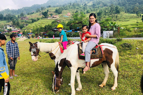 Depuis Pokhara : 2,5 heures d&#039;aventure à cheval