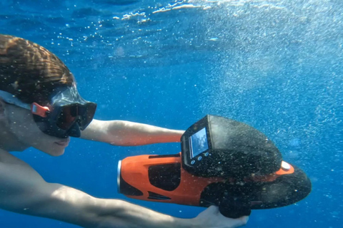 Marsylia: Podwodny skuter o zachodzie słońca i kolacja na łodzi