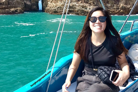 Tour in yacht del Geoparco UNESCO di Hong Kong: quattro archi marini e vulcanoTour in yacht del geoparco UNESCO di Hong Kong: quattro archi marini e vulcano