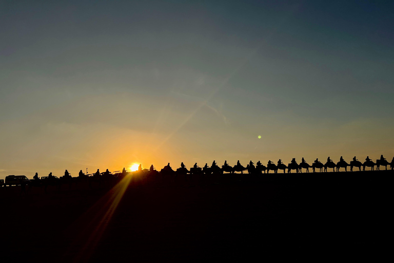 Marrakech: Kamelridning i Agafay-öknen, pool, middag, show.Agafay-öknen med kamelridning, pool, middag och show.