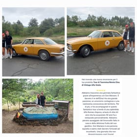 Tour Etna in Alfa Romeo Giulia GT 1750 con Don Mariano