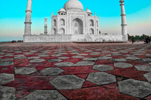 Excursão Taj Mahal - Forte de Agra em trem super-rápido saindo de Délhi(Somente carro + acompanhante de excursão)