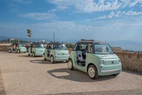 Antibes: Tour in a 100% electric Fiat Topolino 1-hour Discovery Tour in a Fiat Topolino