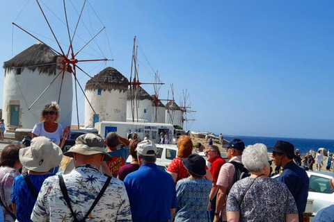 Najważniejsze wydarzenia z Mykonos: Half-Day TourPrywatna wycieczka półdniowa