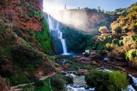 Marrakech : Ouzoud Waterfalls & Guided Tour & Boat Ride