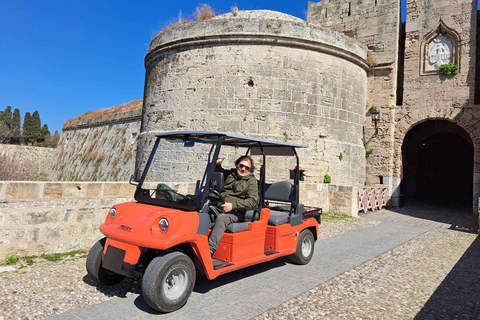 Rhodes : Visite guidée de la vieille ville en véhicule écologique