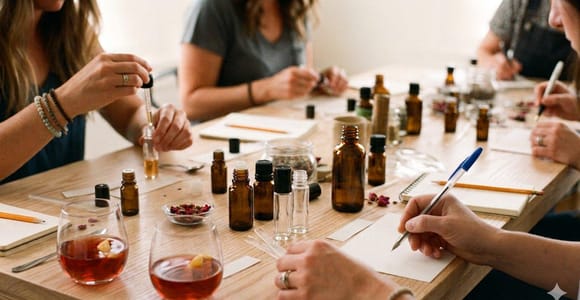 Aromatic Oil Workshop with Vermut in Barcelona