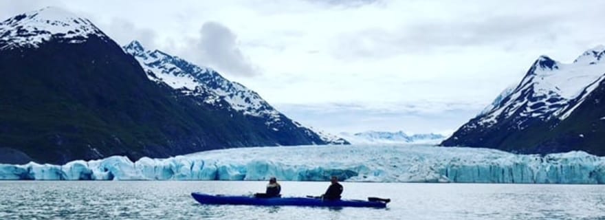 Girdwood : Kayak Glacier Blue et visite de Grandview