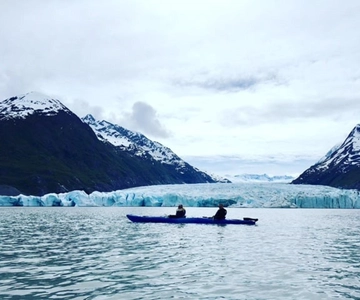 Girdwood: Glacier Blue Kayak & Grandview Tour