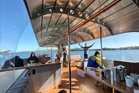 Rotorua: Lake Rotoiti scenic cruise with glowworm caves
