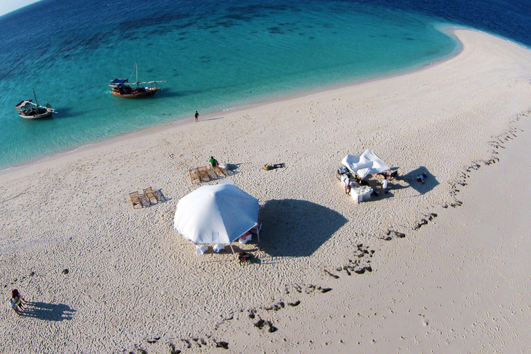 Zanzibar : visite du banc de sable de Nakupenda et de l&#039;île-prison et déjeuner