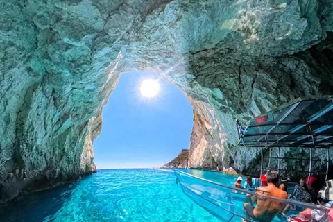 Zakynthos: Complete Clear boat Unique Experience and Swim