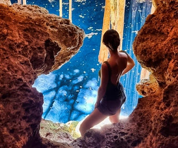 Yucatán: Tour 2 wild cenotes & Izamal magical town