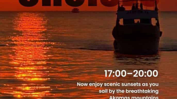 Paphos: Famous Blue Lagoon Sunset Cruise with transfer