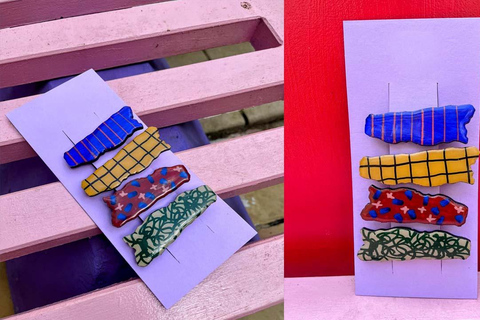 Cass Art Liverpool: Paint Your Own Hair Clips Workshop Paint Your Own Hair Clips Workshop