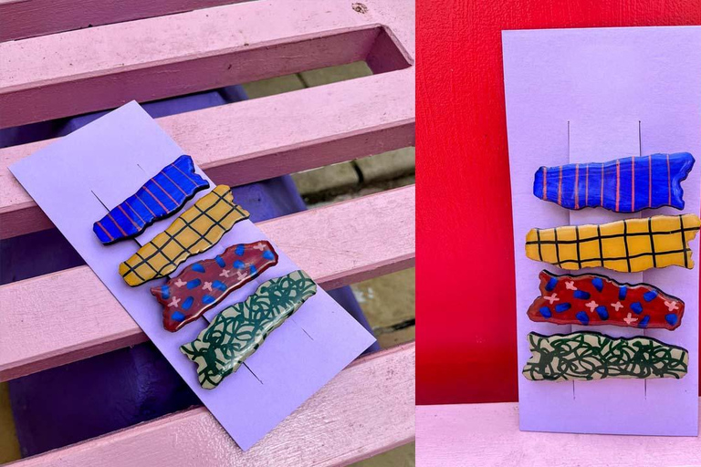 Cass Art Liverpool: Paint Your Own Hair Clips Workshop Paint Your Own Hair Clips Workshop
