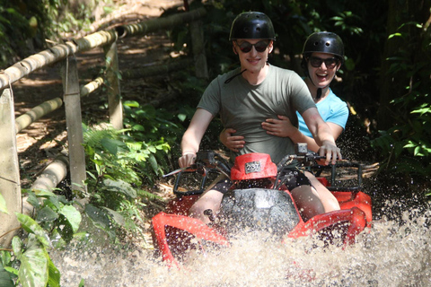 Ubud: Alamelu ATV Quad Bike Adventure with Mud & Waterfalls Full Track ATV Quad Bike + Monkey Forest (Private Transfer)