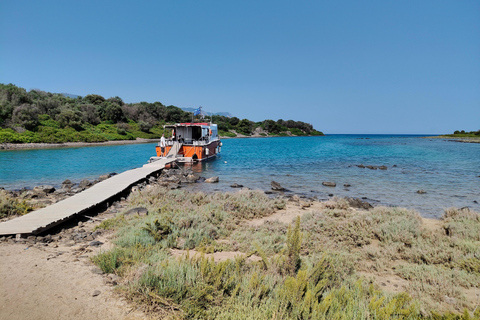 Athènes : excursion d&#039;une journée en bateau avec baignade et piscine thermaleAthènes : excursion d&#039;une journée en bateau vers les îles avec baignade