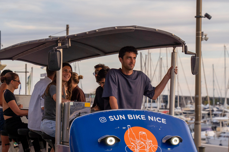 Nice: Private Beer Bike Tour with Drinks and Local Snacks Private Group Tour