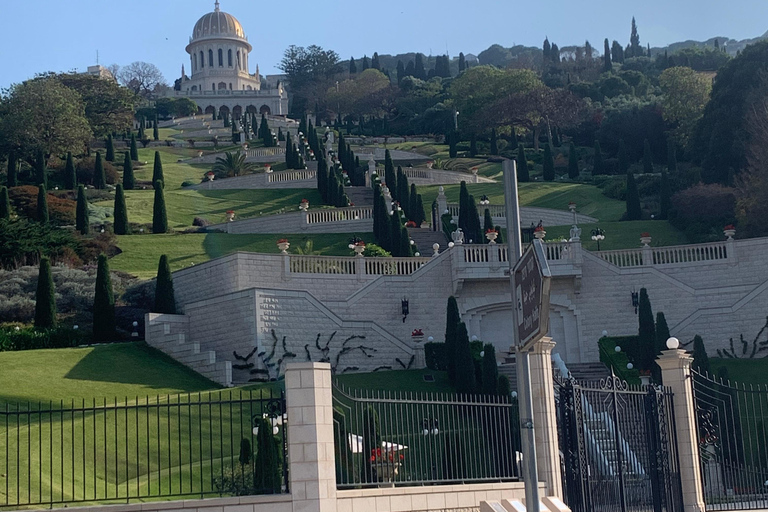 Caesarea, Haifa, Akko & Rosh Hanikra Full Day Private Tour Caesarea, Haifa and Carmel Mount with Bridges and Druz