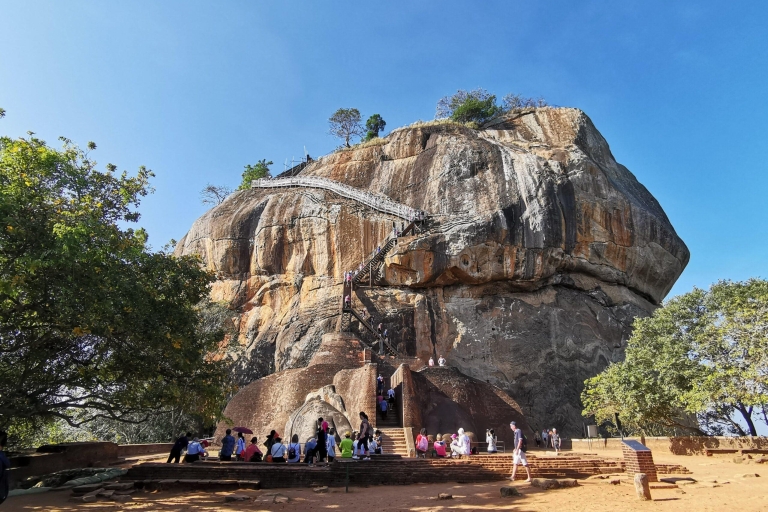 From Kandy: Sigiriya Rock and Dambulla Cave Temple Day Tour