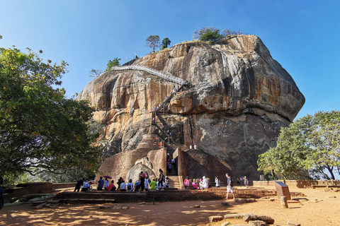 From Galle/Bentota: Sigiriya Rock and Dambulla Two Day Trip