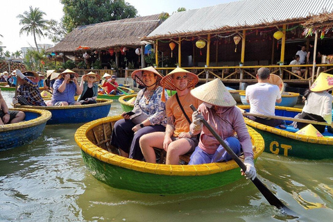 Autentiska Hoi An: Marknad, båtresa med korg och matlagningskurs