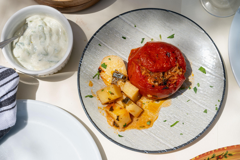 Greek Cooking Class with a Local Chef, Wine, & Meal in Drios Drios: Greek Cooking Class with a Chef, Wine, and Meal