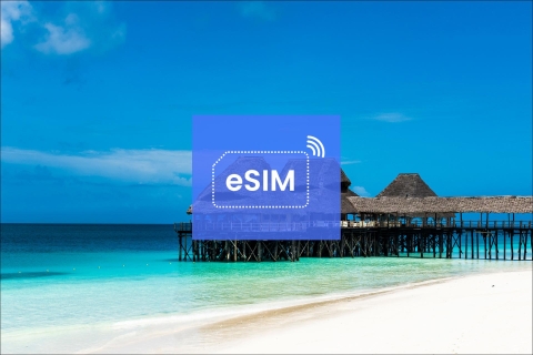 Zanzibar: Tanzania eSIM Roaming Mobile Data Plan 10 GB/ 30 Days: 29 Africa Countries