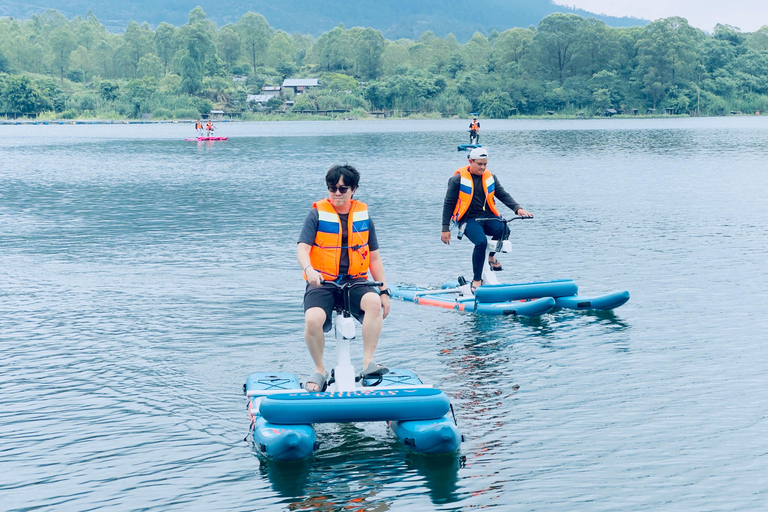 Bali/Mount Batur: Guided Lake Batur Water Bike Experience Guided Water Bike Experience with Meeting Point