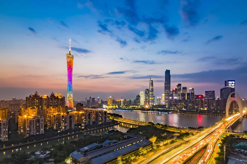 Guangzhou: Stadsrondleiding met gids met Baiyun Mountain voor een hele dag