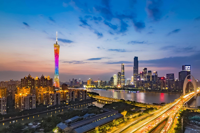 Guangzhou: Stadsrondleiding met gids met Baiyun Mountain voor een hele dag